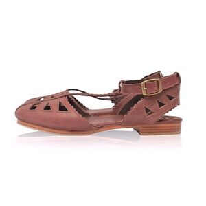 Never worn brown sandals